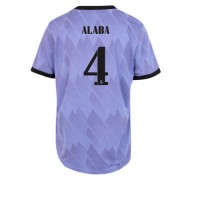 Real Madrid David Alaba #4 Udebanetrøje Dame 2022-23 Kortærmet